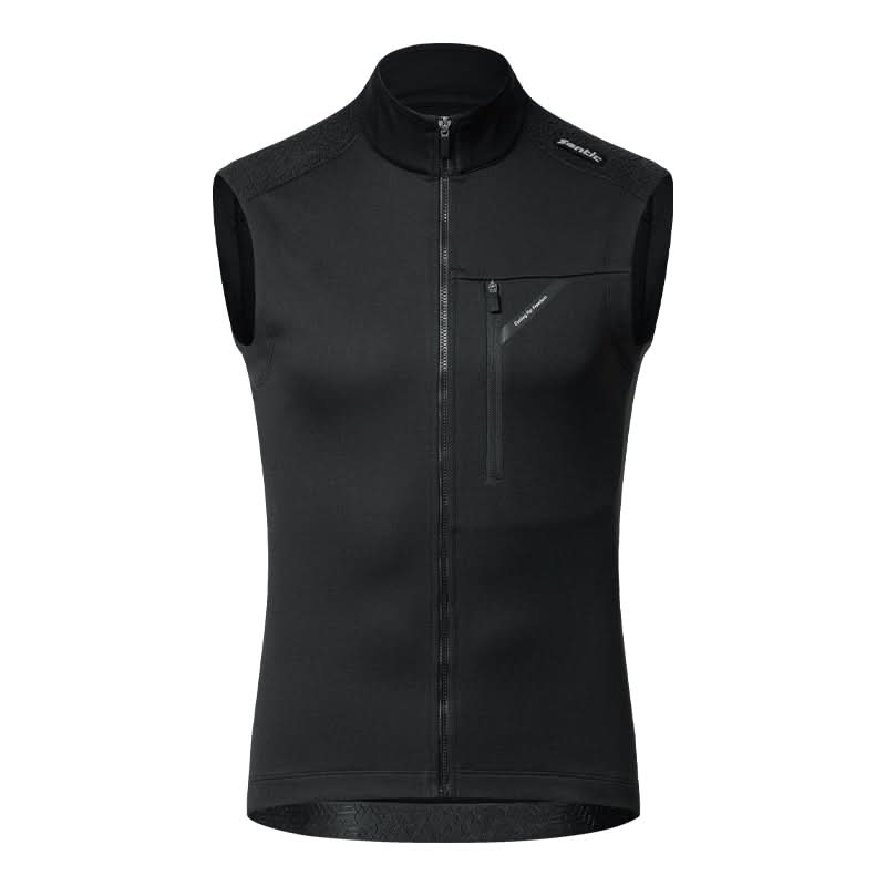 Santic Lacock – vindtett fleecevest | Lett & isolert pro‑fit sykkelvest santiccycling