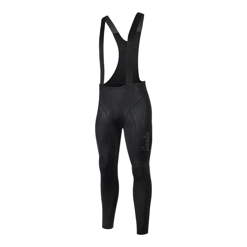 Santic Freedom Herre Bib-Tights med Elastic Interface® Pad – Lange Sykkeltights for 6+ Timers Komfort Santic Cycling Men's Bib Tights