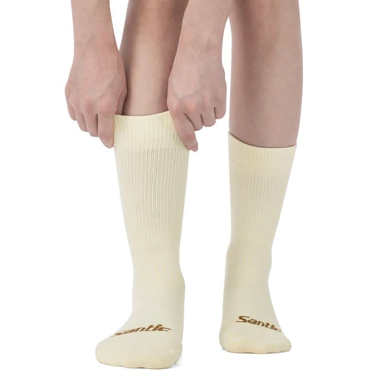 Santic Qimen reflekterende sykkelsokker – Forbedret synlighet og komfort Santic Cycling Unisex socks
