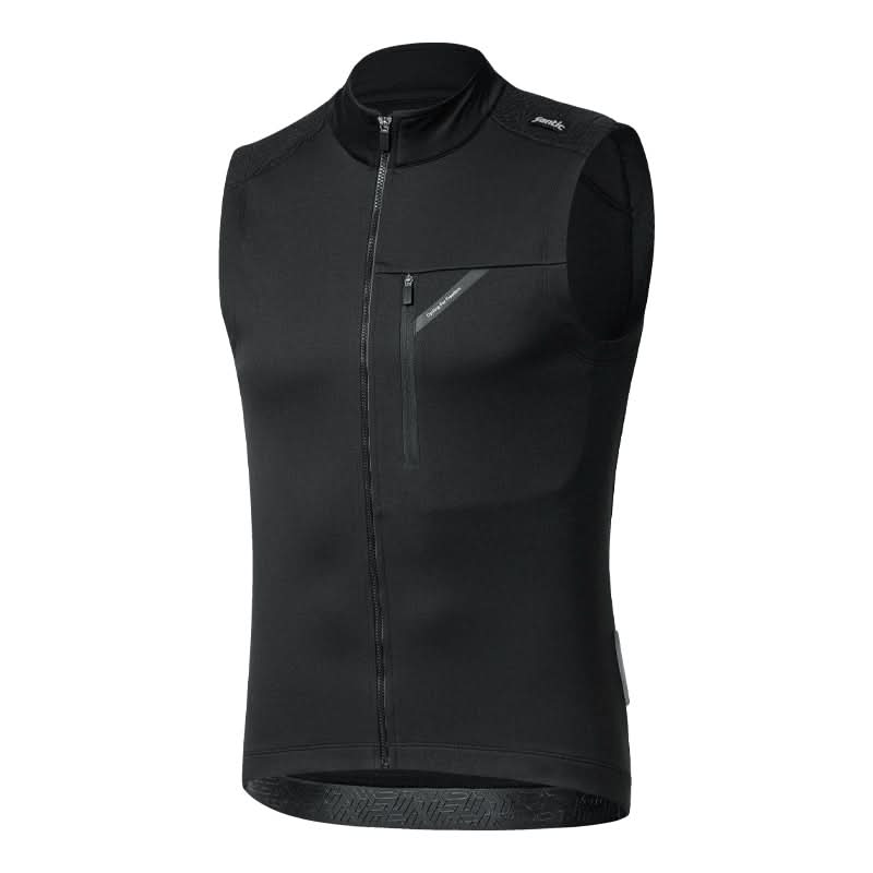 Santic Lacock – vindtett fleecevest | Lett & isolert pro‑fit sykkelvest santiccycling