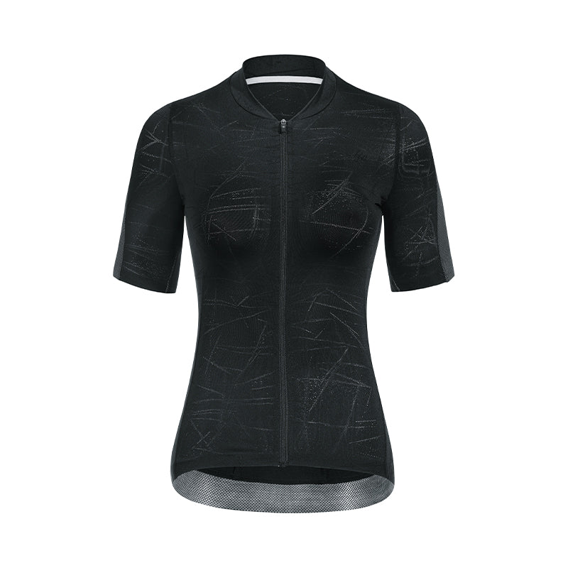 Santic Milo dame sykkeltrøye – Pro Fit, pustende & reflekterende Santic Cycling Women's Short Jersey