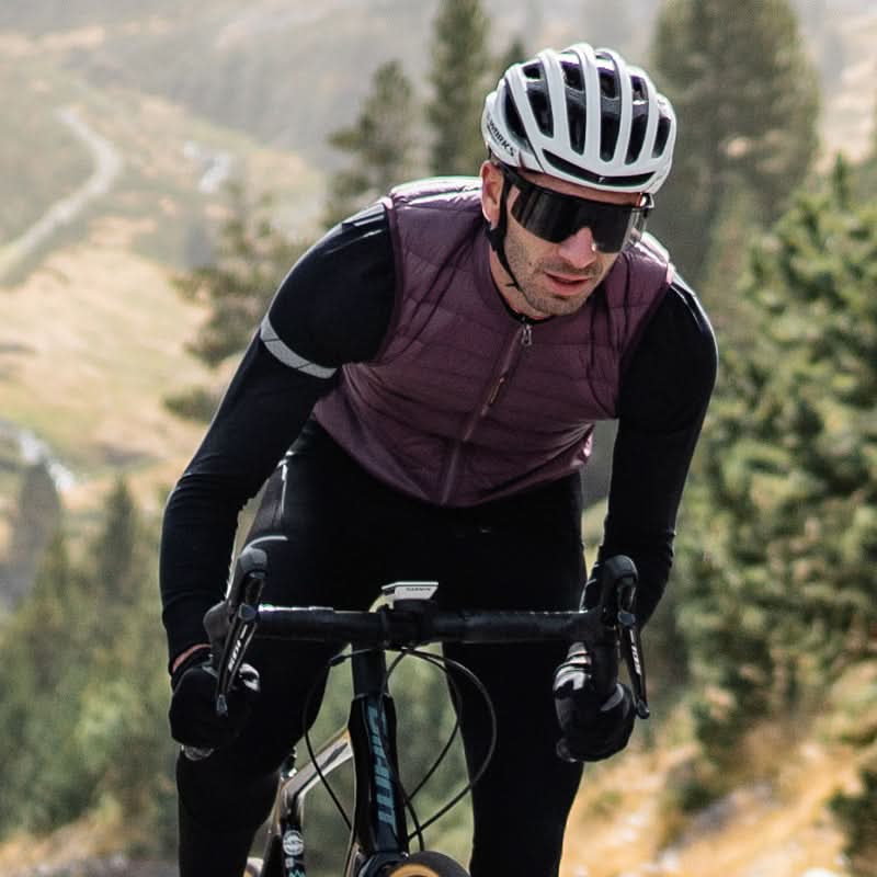 Santic Beyond Double-Face – Vendbar og Varm Sykkelvest for Kaldt Vær santiccycling Men's Gilets