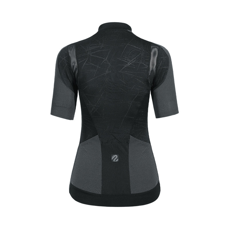Santic Milo dame sykkeltrøye – Pro Fit, pustende & reflekterende Santic Cycling Women's Short Jersey