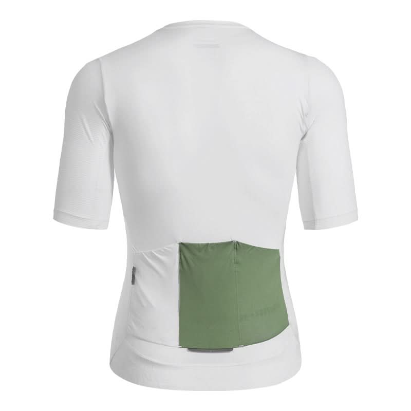 Sykkeltrøye dame Santic Azfa – pustende, refleks & full glidelås Santic Cycling Women's Short Jersey