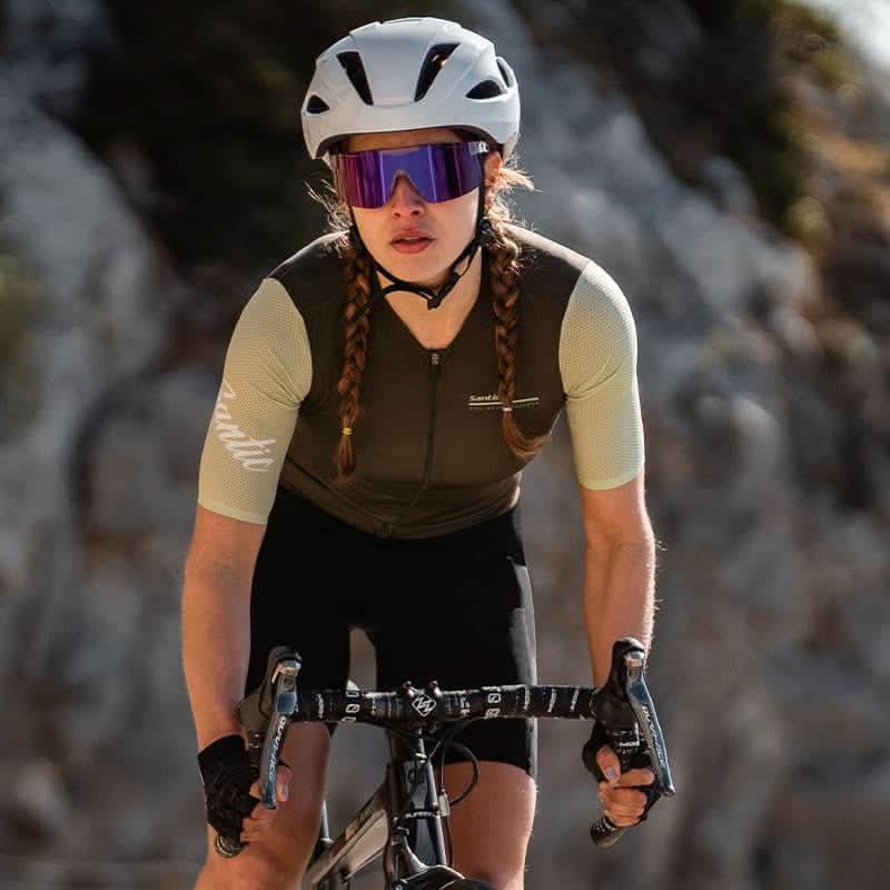 Santic Eva sykkelshorts dame – Premium komfort med chamois og pustende Design santiccycling Women's Bib Shorts