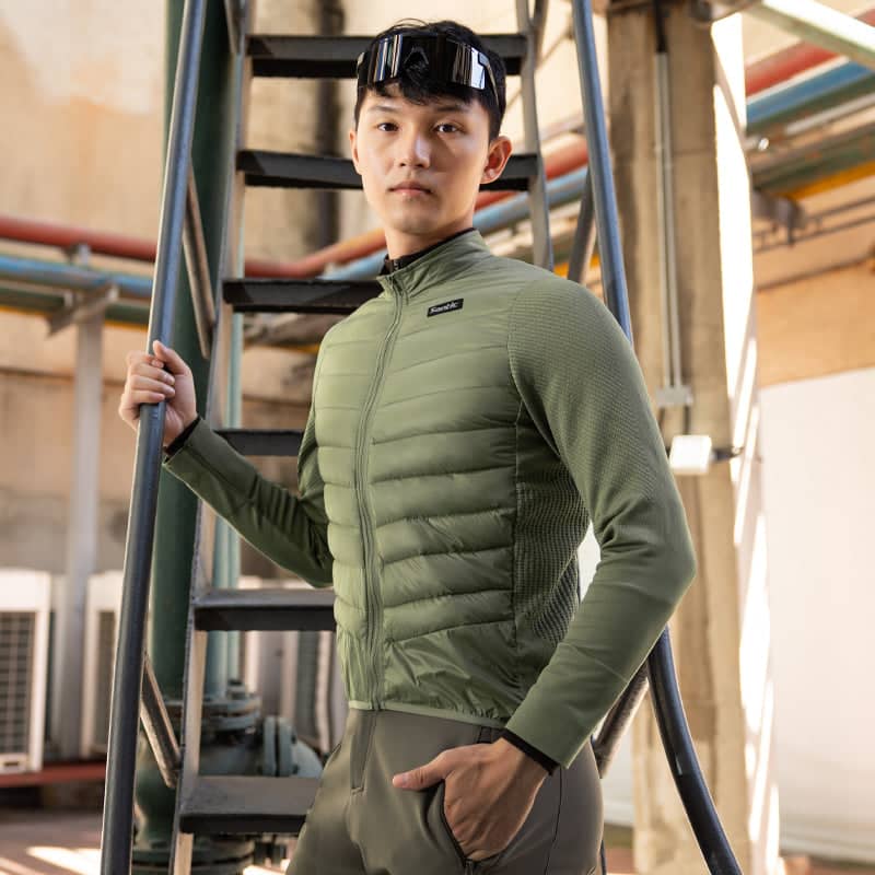 Santic Bocha Men's Winter Down Jacket santiccycling Mens Jacket