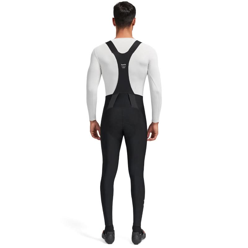 Santic Freedom Herre Bib-Tights med Elastic Interface® Pad – Lange Sykkeltights for 6+ Timers Komfort Santic Cycling Men's Bib Tights