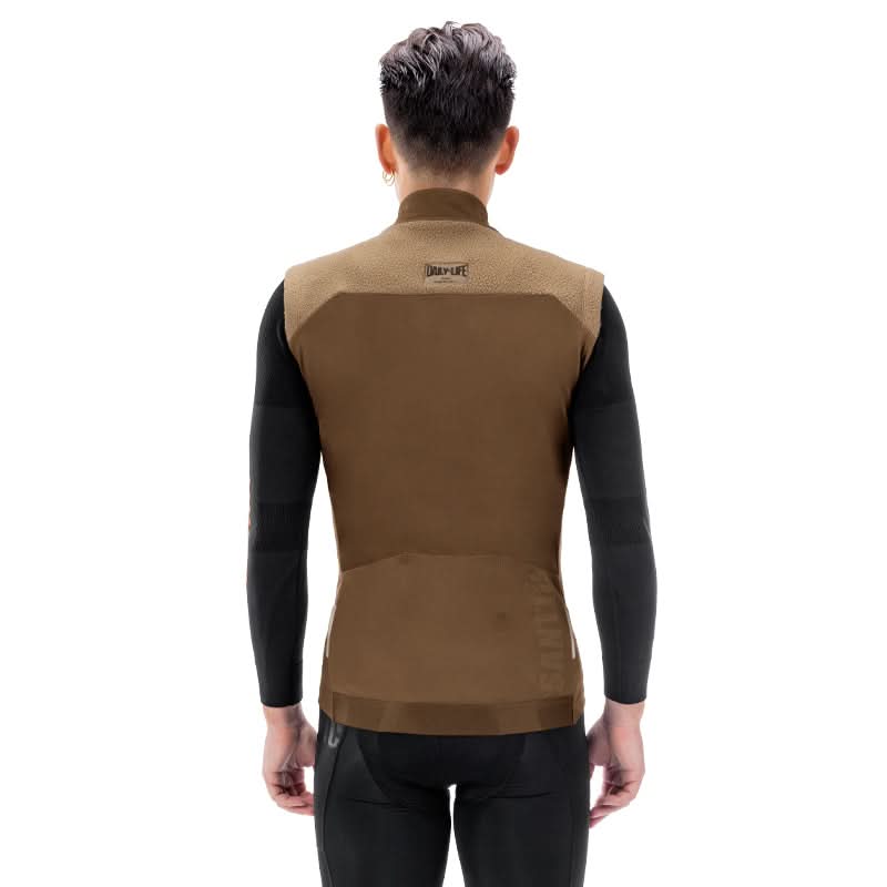 Santic Lacock – vindtett fleecevest | Lett & isolert pro‑fit sykkelvest santiccycling