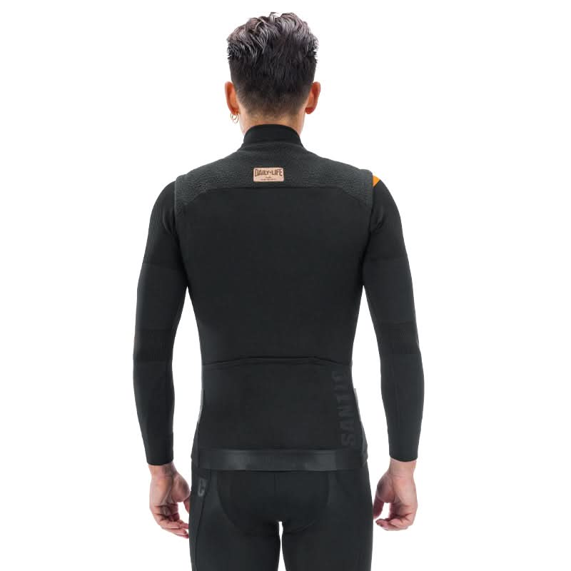 Santic Lacock – vindtett fleecevest | Lett & isolert pro‑fit sykkelvest santiccycling