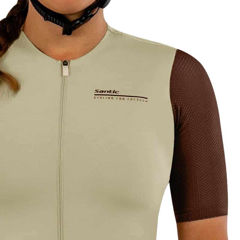 Santic Banxia Women's Jersey – Lett & Pustende Sommer‑Sykkeltrøye for Kvinner Santic Cycling Women's Short Jersey