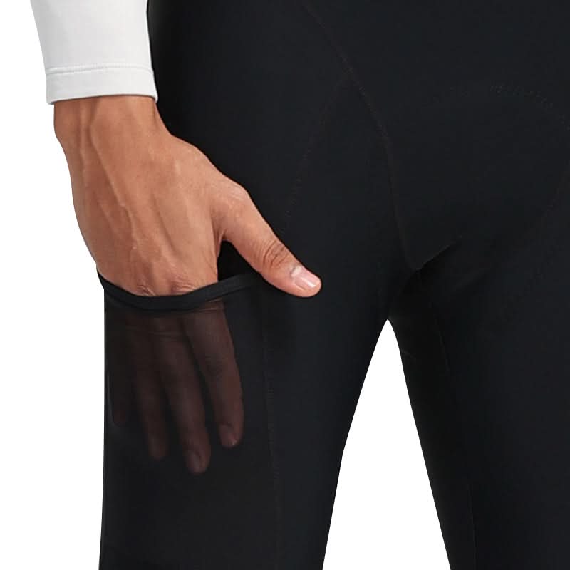 Santic Freedom Herre Bib-Tights med Elastic Interface® Pad – Lange Sykkeltights for 6+ Timers Komfort Santic Cycling Men's Bib Tights