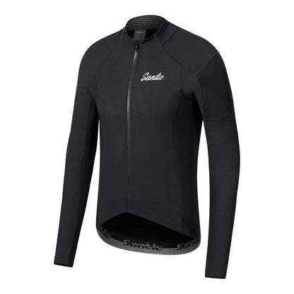 Santic Mochen herre sykkeljakke – vinter | Pro Fit | -2°C til 8°C | vindbeskyttende Santic Cycling Mens Jacket