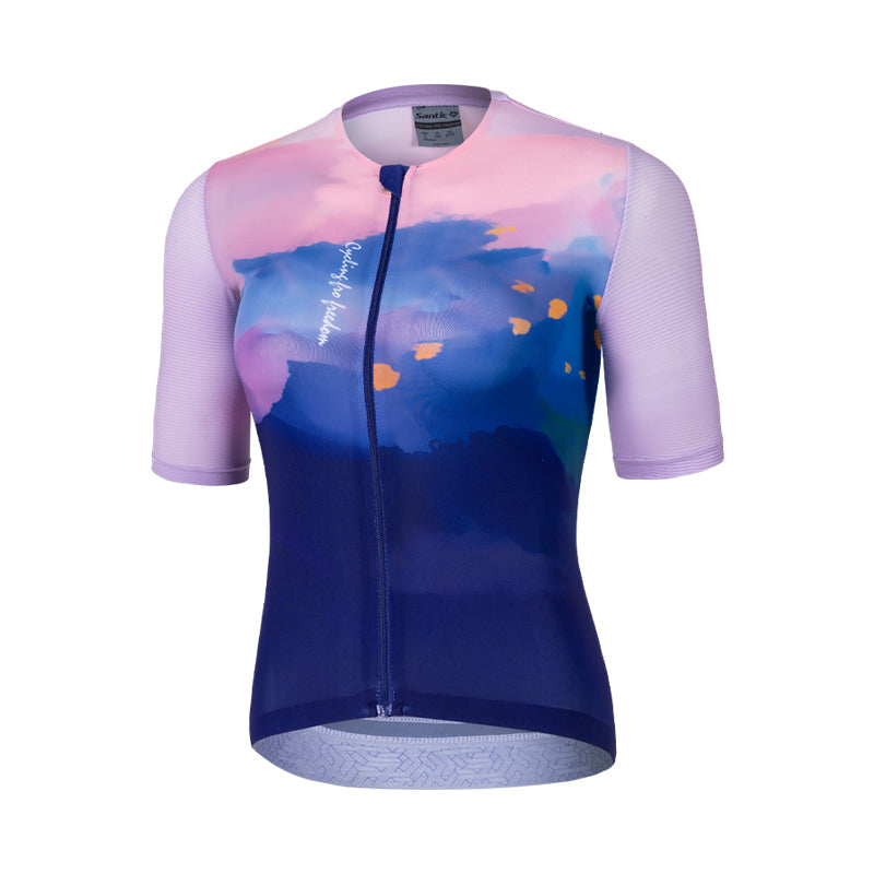 Santic Chora Dame Sykkeltrøye – Pro Fit og Pustende Santic Cycling Women's Short Jersey