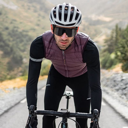 Santic Beyond Double-Face – Vendbar og Varm Sykkelvest for Kaldt Vær santiccycling Men's Gilets