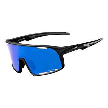 Santic QY Elite Sykkelbriller – Aerodynamiske sportsbriller med lysjustering og antidugg Gear & Grin