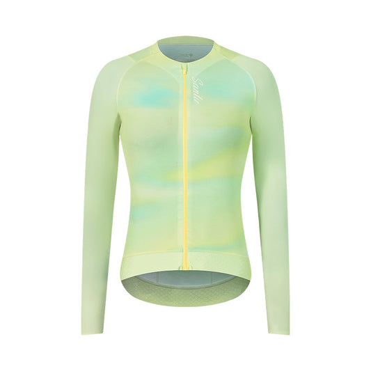 Santic Yingfei Dame Sykkeltrøye med Lange Ermer, Pro Passform, Fukttransporterende, Sømløs Komfort Gear & Grin Women's Long Jersey