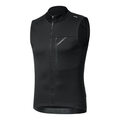 Santic Lacock – vindtett fleecevest | Lett & isolert pro‑fit sykkelvest santiccycling