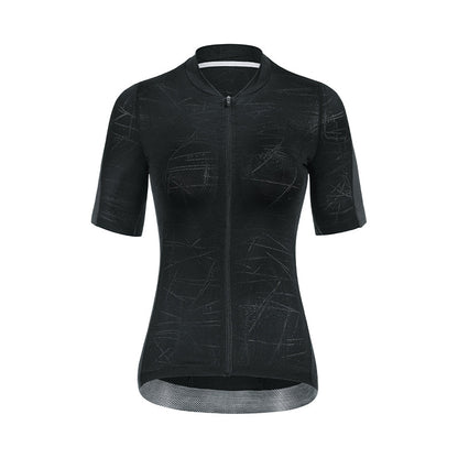 Santic Milo dame sykkeltrøye – Pro Fit, pustende & reflekterende Santic Cycling Women's Short Jersey