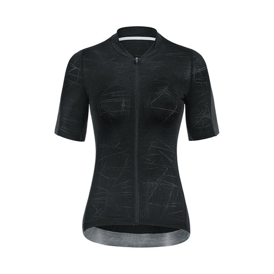 Santic Milo dame sykkeltrøye – Pro Fit, pustende & reflekterende Santic Cycling Women's Short Jersey