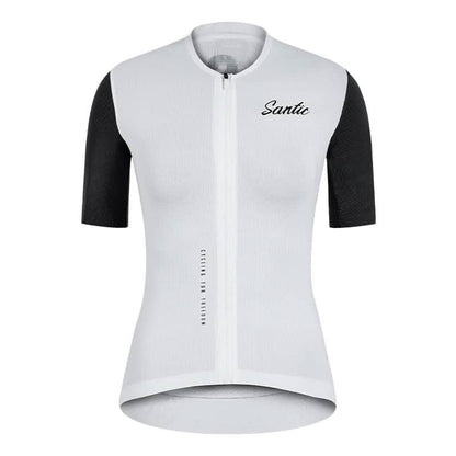 Santic Azan dame sykkeltrøye – Lett, pustende & aerodynamisk (Pro‑Fit) Santic Cycling Women's Short Jersey