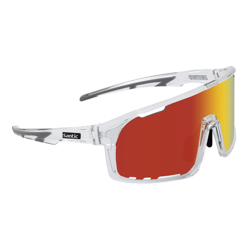 Santic QY Elite Sykkelbriller – Aerodynamiske sportsbriller med lysjustering og antidugg Gear & Grin