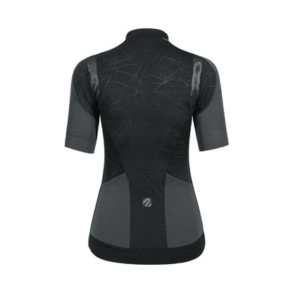 Santic Milo dame sykkeltrøye – Pro Fit, pustende & reflekterende Santic Cycling Women's Short Jersey