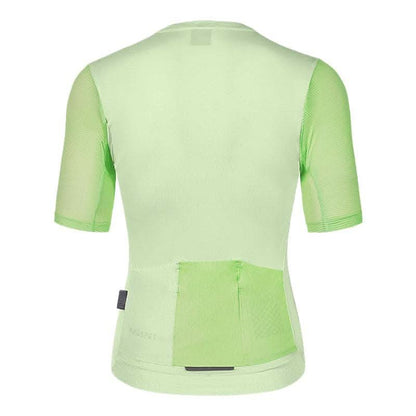 Sykkeltrøye dame Santic Azfa – pustende, refleks & full glidelås Santic Cycling Women's Short Jersey