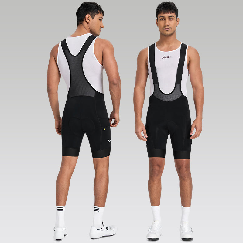 Santic Sparta Sykkelbukse Herre – Ergonomisk Bib Shorts for Langtur Santic Cycling Men's Bib Tights