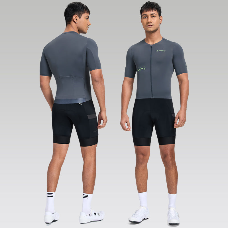 Santic fuyao herre sykkeltrøye – Aerodynamisk & stilfull trøye for optimal ytelse Santic Cycling Men's Short Jersey