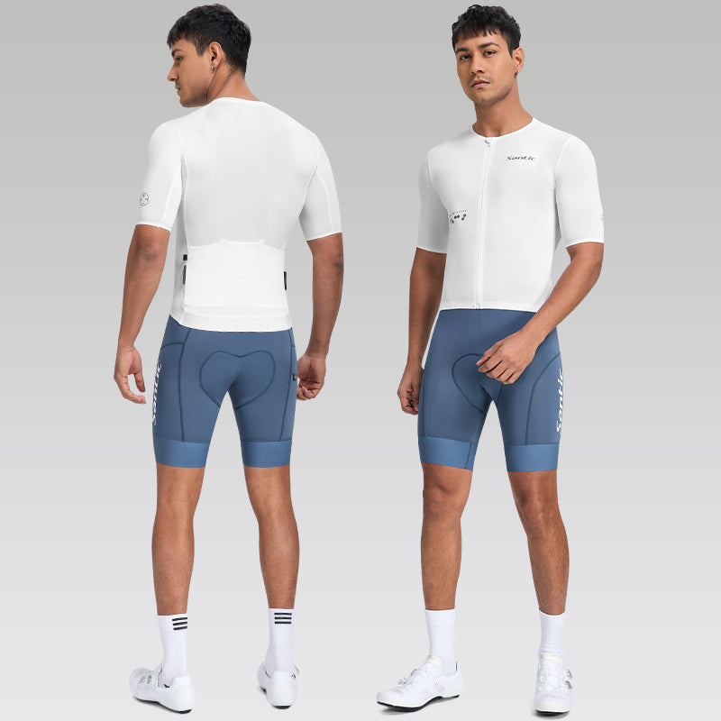 Santic fuyao herre sykkeltrøye – Aerodynamisk & stilfull trøye for optimal ytelse Santic Cycling Men's Short Jersey