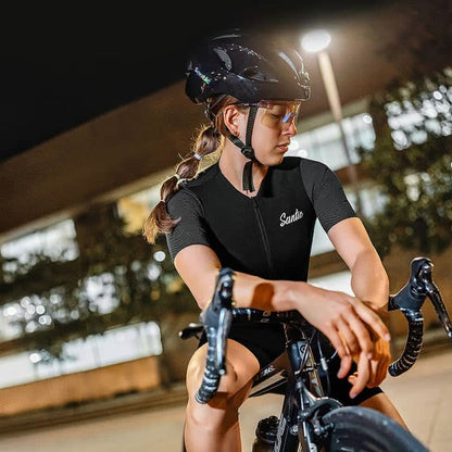 Santic Azan dame sykkeltrøye – Lett, pustende & aerodynamisk (Pro‑Fit) Santic Cycling Women's Short Jersey