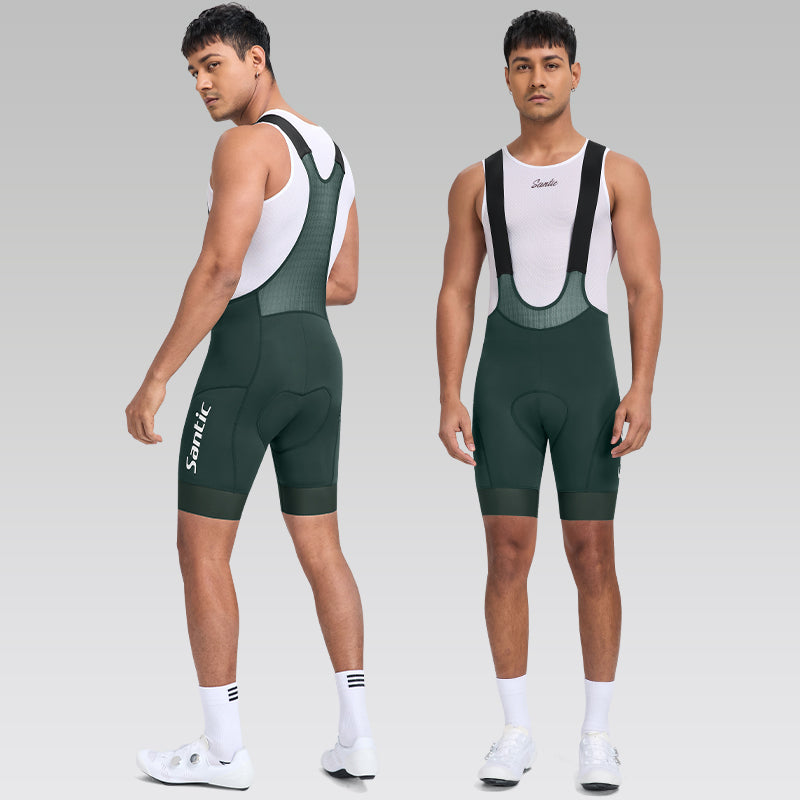 Santic Sparta Sykkelbukse Herre – Ergonomisk Bib Shorts for Langtur Santic Cycling Men's Bib Tights