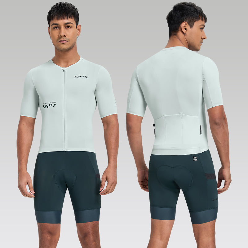 Santic fuyao herre sykkeltrøye – Aerodynamisk & stilfull trøye for optimal ytelse Santic Cycling Men's Short Jersey