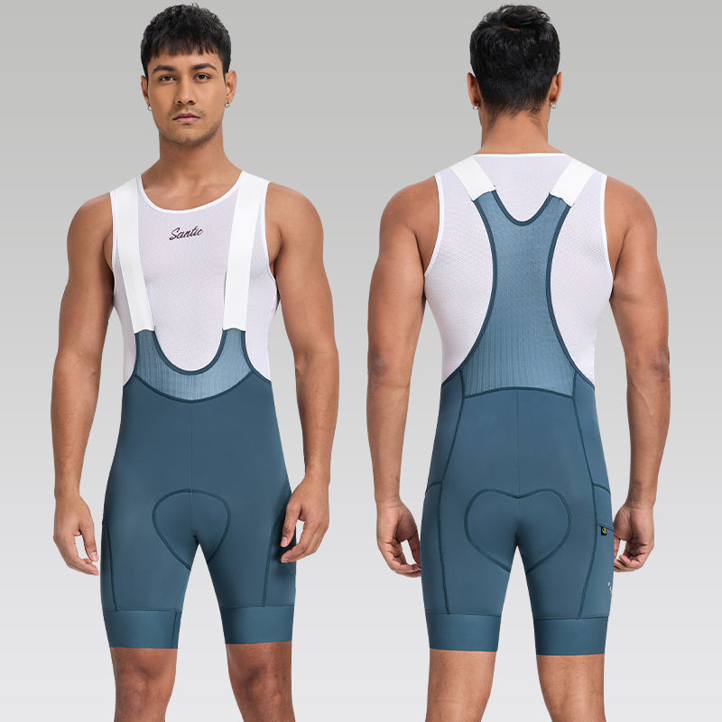 Santic Sparta Sykkelbukse Herre – Ergonomisk Bib Shorts for Langtur Santic Cycling Men's Bib Tights