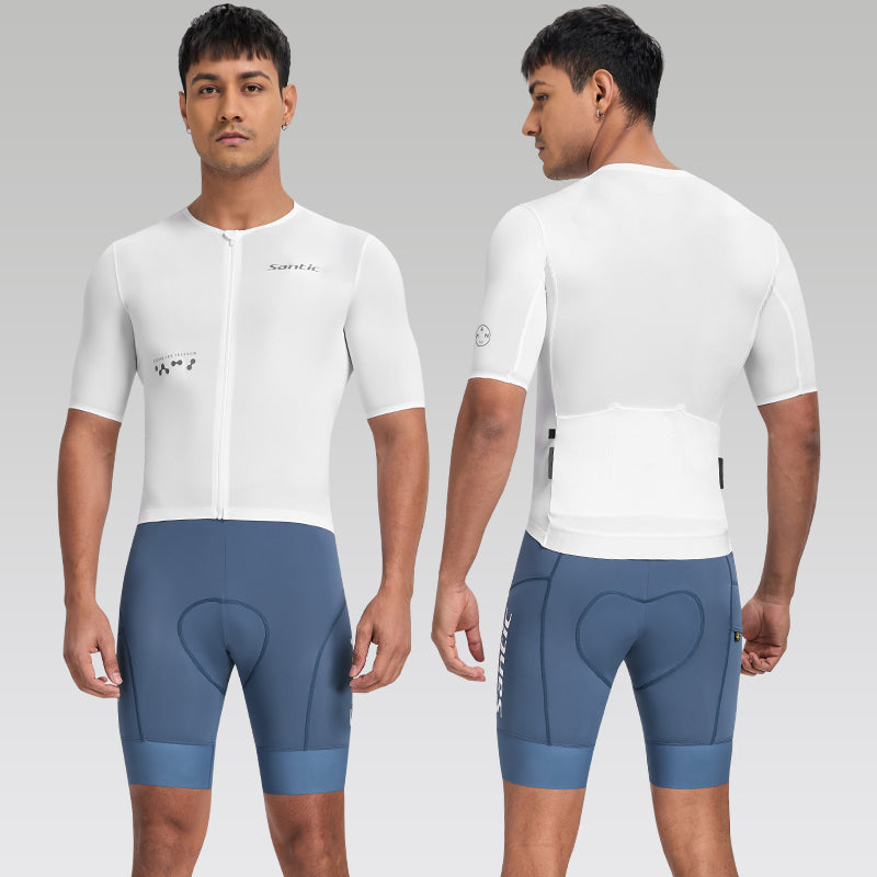 Santic fuyao herre sykkeltrøye – Aerodynamisk & stilfull trøye for optimal ytelse Santic Cycling Men's Short Jersey