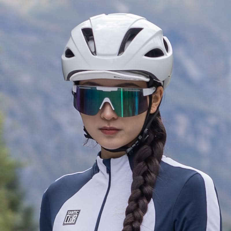 Santic YZ Sykkelhjelm med Baklys – Sykle Tryggere, Smartere og Raskere Santic Cycling Unisex Riding Accessories