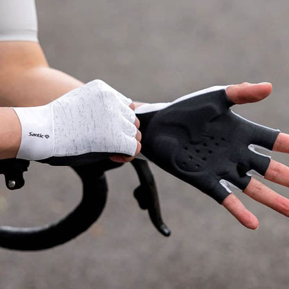 Santic Byron Integrated Reflective Gloves santiccycling