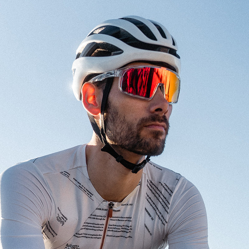Santic QY Elite Sykkelbriller – Aerodynamiske sportsbriller med lysjustering og antidugg Gear & Grin
