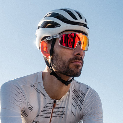 Santic QY Elite Sykkelbriller – Aerodynamiske sportsbriller med lysjustering og antidugg Gear & Grin