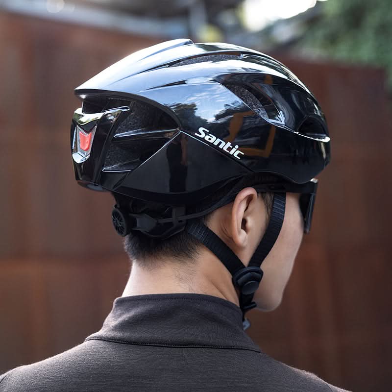 Santic YZ Sykkelhjelm med Baklys – Sykle Tryggere, Smartere og Raskere Santic Cycling Unisex Riding Accessories