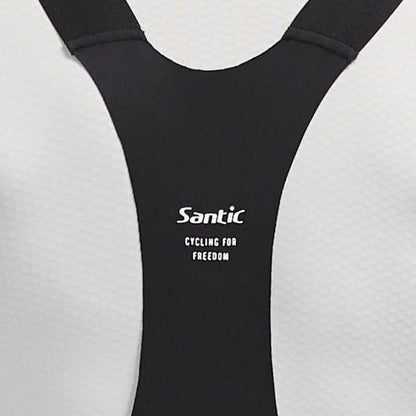 Santic Freedom Herre Bib-Tights med Elastic Interface® Pad – Lange Sykkeltights for 6+ Timers Komfort Santic Cycling Men's Bib Tights