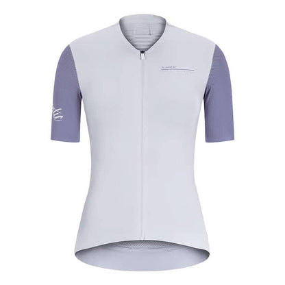Santic Banxia jersey med full glidelås – justerbar ventilasjon for sommersykling.