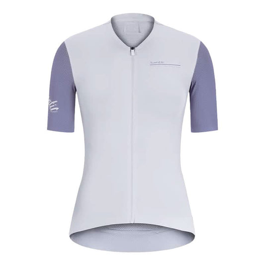 Santic Banxia jersey med full glidelås – justerbar ventilasjon for sommersykling.